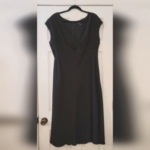 Chaps sz 22 Black midi length dress